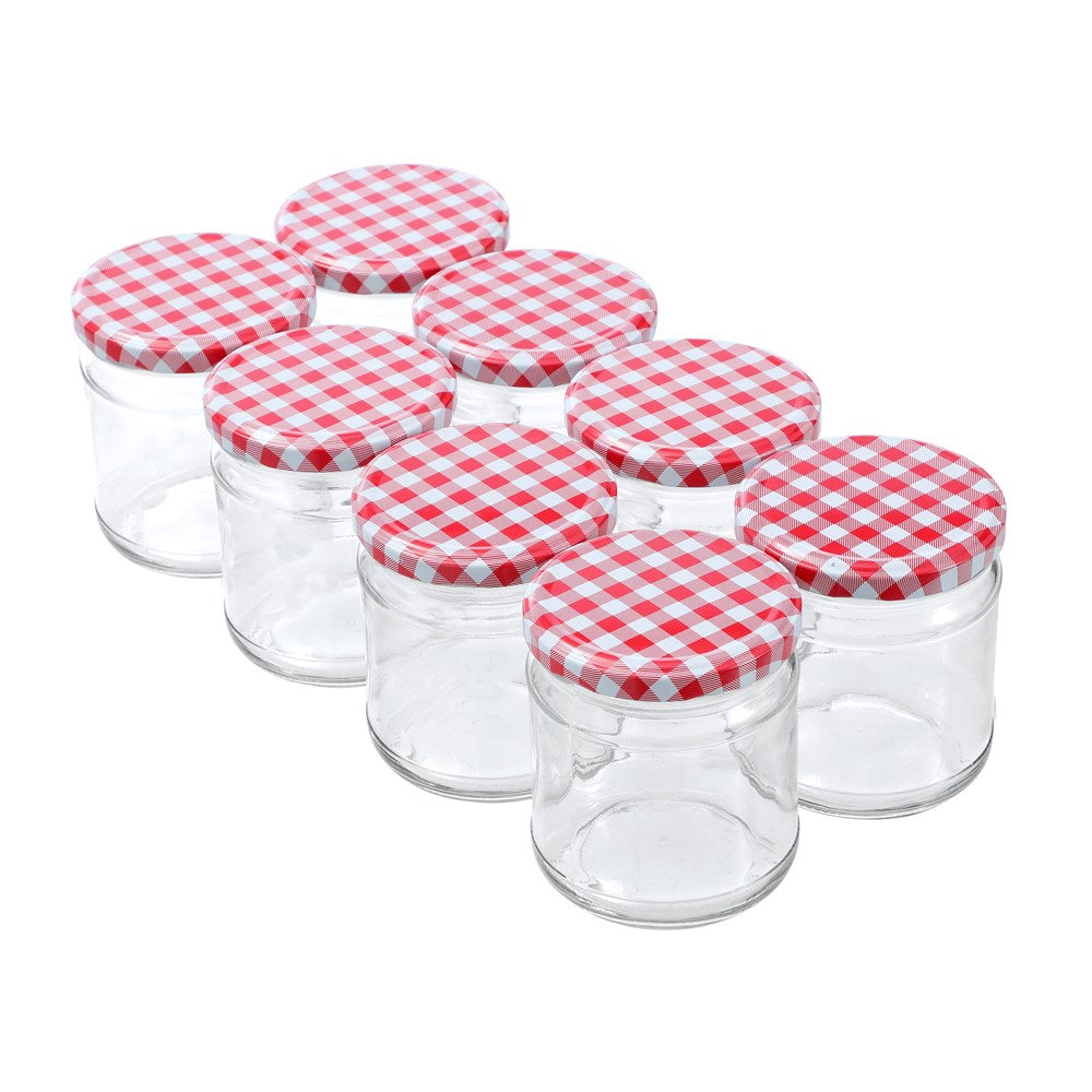 8 Pack Toscana Glass Conserve Jar