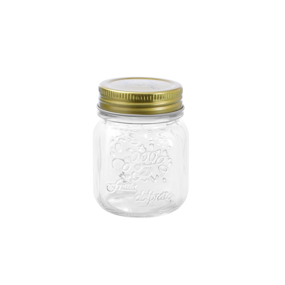 Roma Clear Glass Conserve Jar 200ml