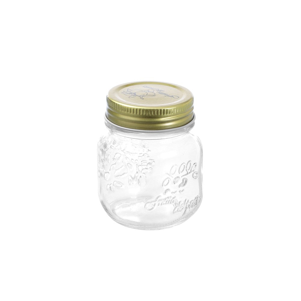 Roma Clear Glass Conserve Jar 200ml
