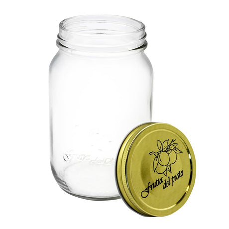 Roma Clear Glass Conserve Jar 550ml