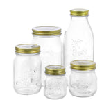 Roma Clear Glass Conserve Jar 1L