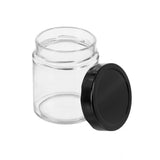 Soho Glass Preserve Jar 470mL Black Lid