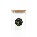 Camden Square Glass Jar Bamboo Lid 550ml