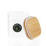 Camden Square Glass Jar Bamboo Lid 800ml