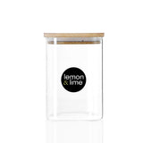 Camden Square Glass Jar Bamboo Lid 1.1L
