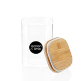 Camden Square Glass Jar Bamboo Lid 1.1L