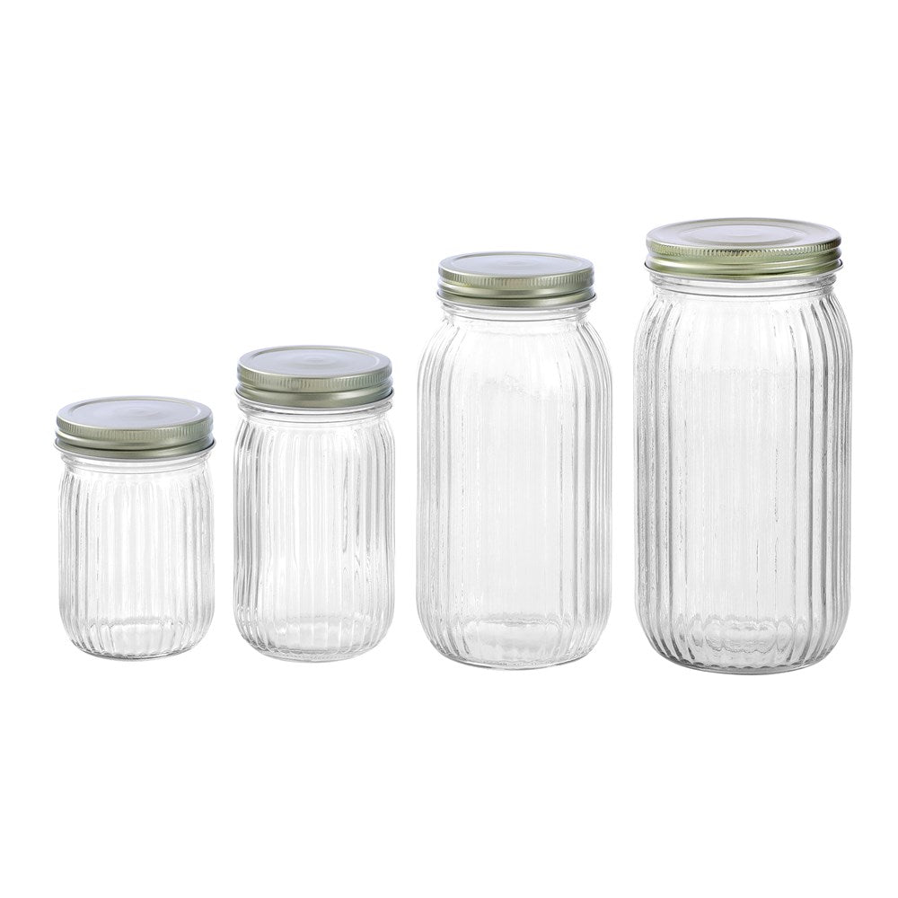 Roma Ribbed Conserve Jar 300ml