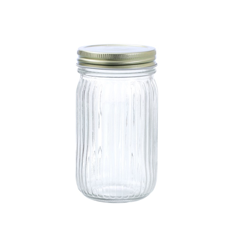 Roma Ribbed Conserve Jar 450ml
