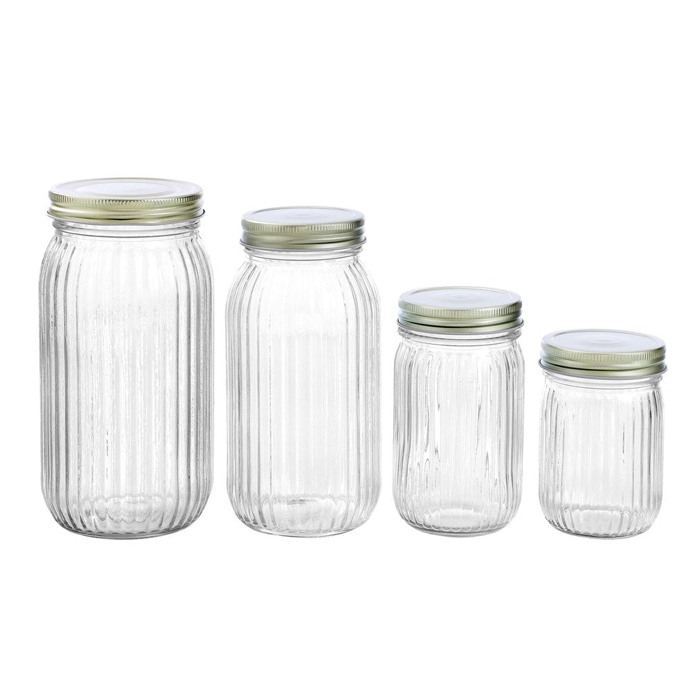 Roma Ribbed Conserve Jar 450ml