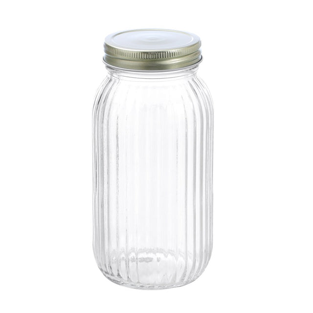 Roma Ribbed Conserve Jar 800ml