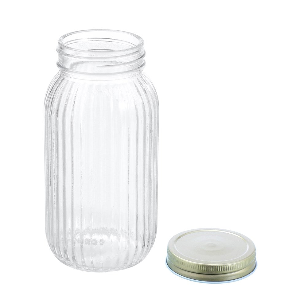 Roma Ribbed Conserve Jar 800ml