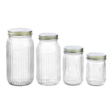 Roma Ribbed Conserve Jar 800ml