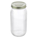 Roma Ribbed Conserve Jar 1L