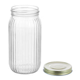 Roma Ribbed Conserve Jar 1L