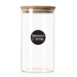 Camden Glass Jar Bamboo Lid 1.2L