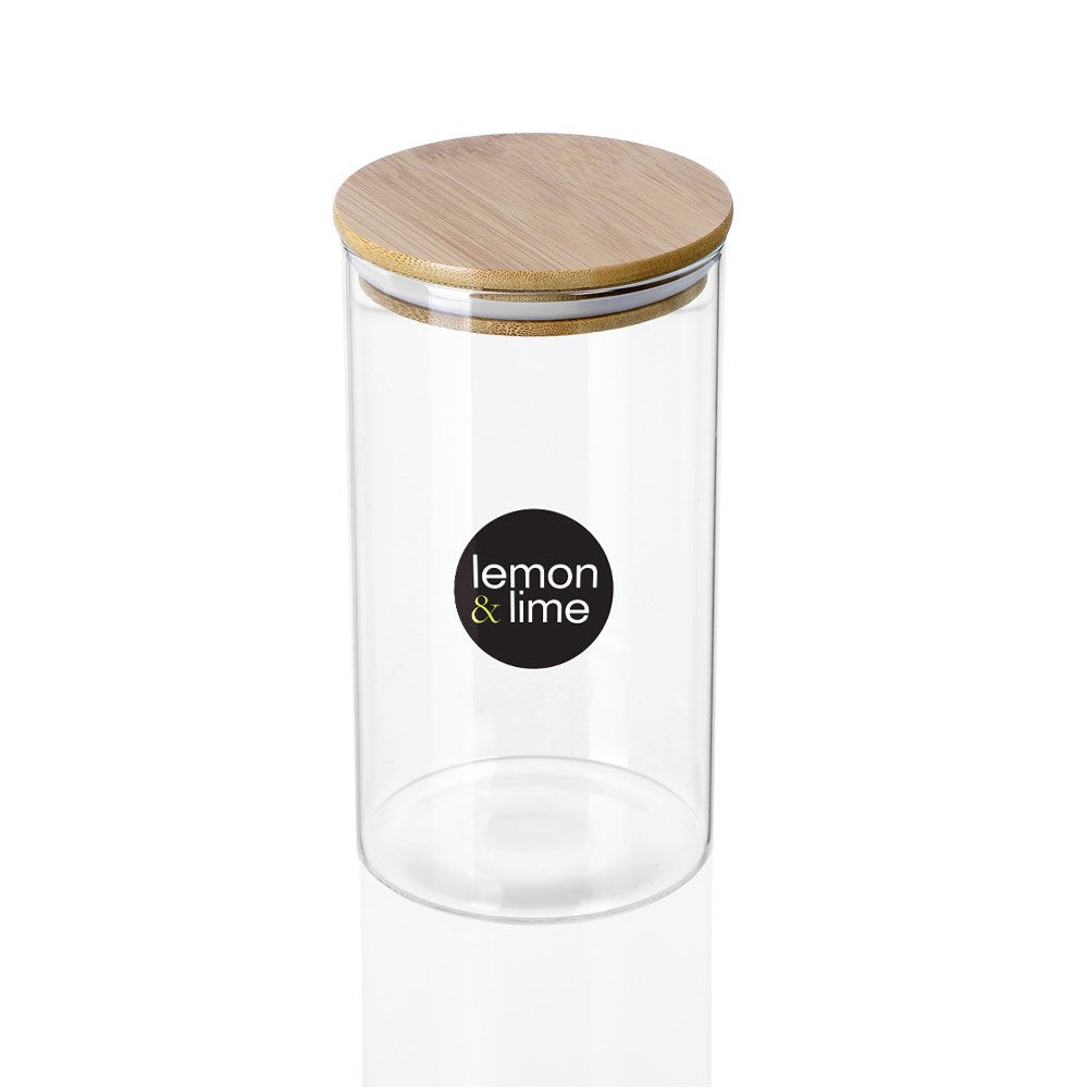 Camden Glass Jar Bamboo Lid 1.2L