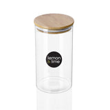 Camden Glass Jar Bamboo Lid 1.2L
