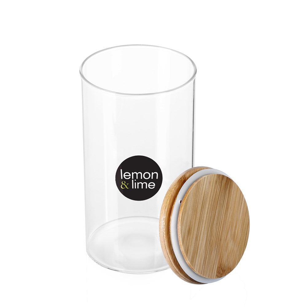 Camden Glass Jar Bamboo Lid 1.2L
