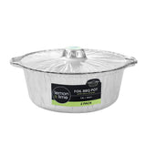2 Pack Foil BBQ Pot 5.5L 34cm