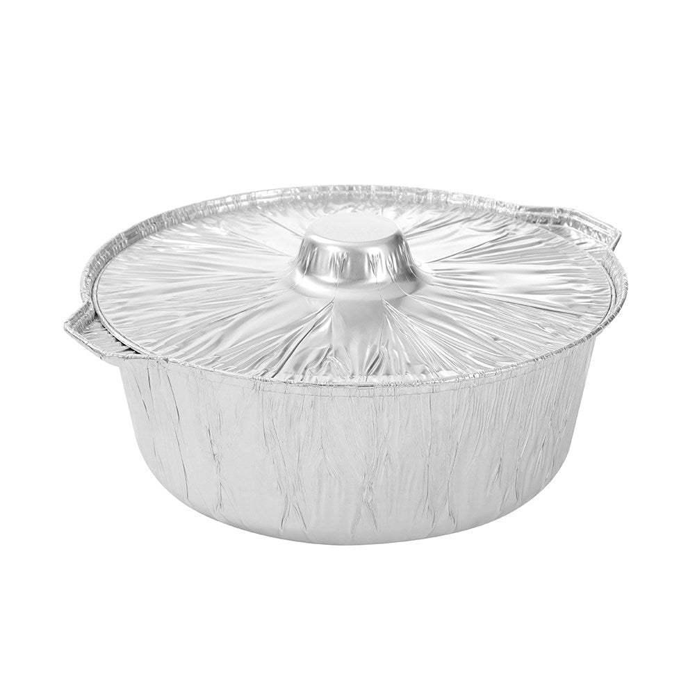 2 Pack Foil BBQ Pot 5.5L 34cm