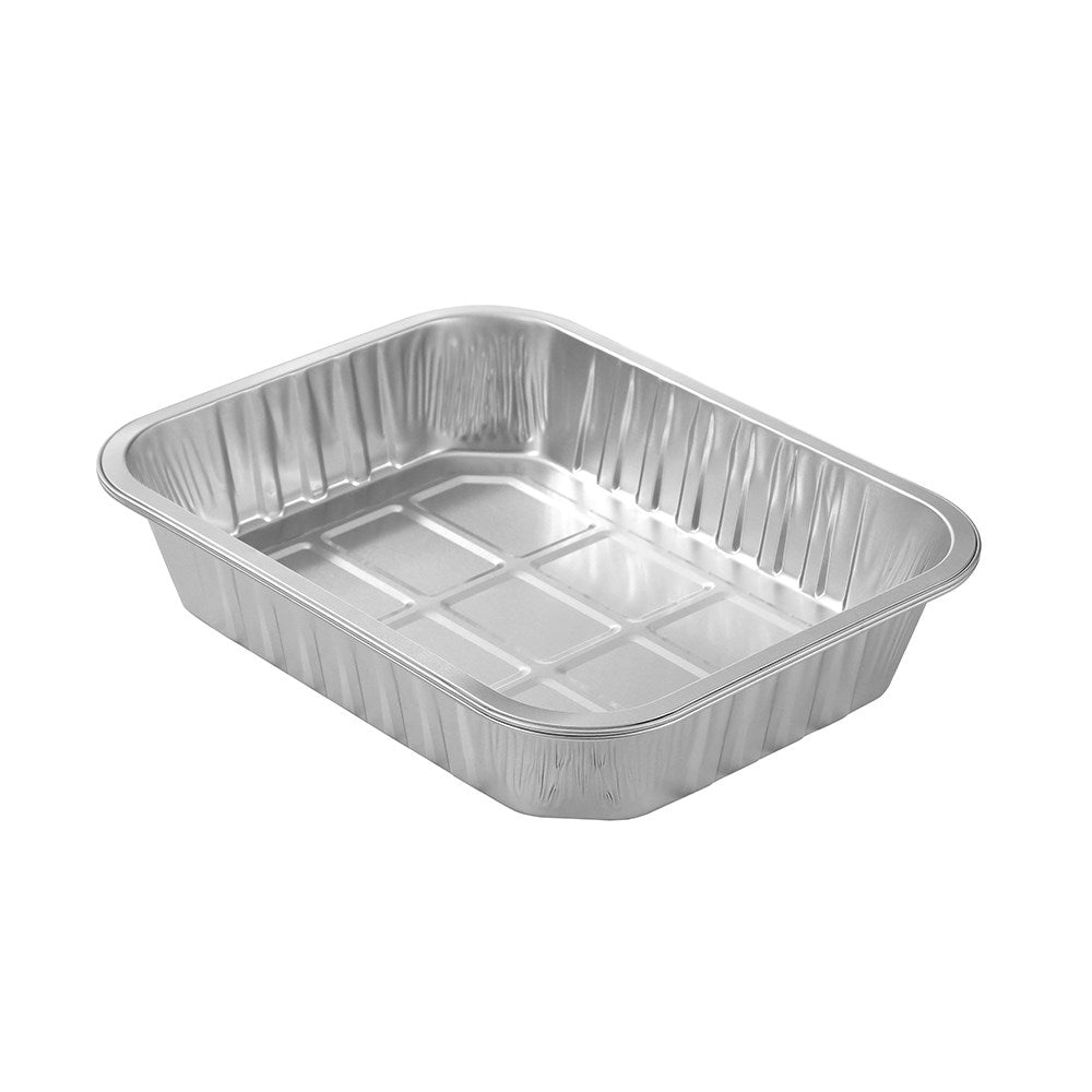 2 Pack Premium Smooth Wall Foil Tray 31 x 24.5 x 6cm