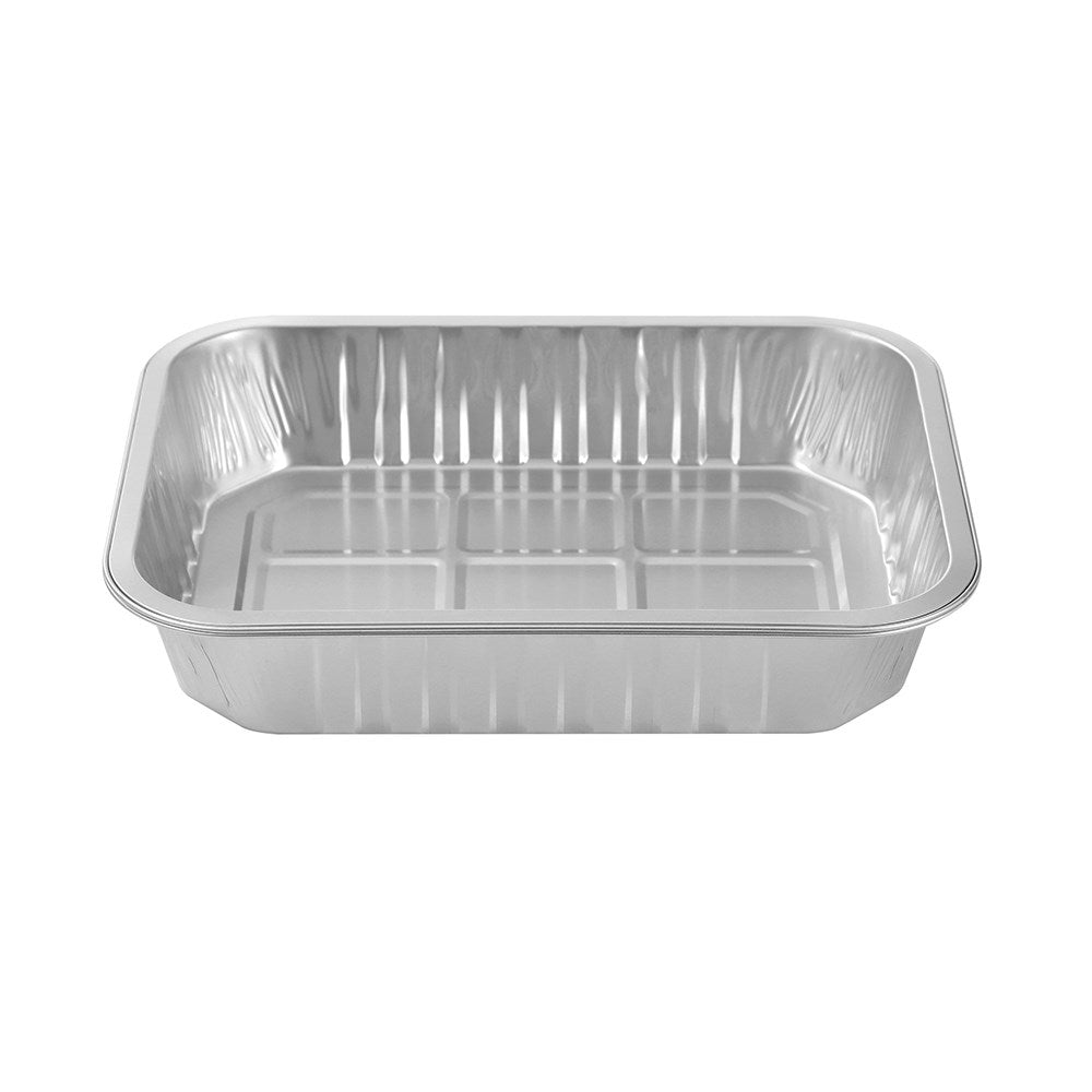 2 Pack Premium Smooth Wall Foil Tray 31 x 24.5 x 6cm