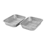 2 Pack Premium Smooth Wall Foil Tray 31 x 24.5 x 6cm