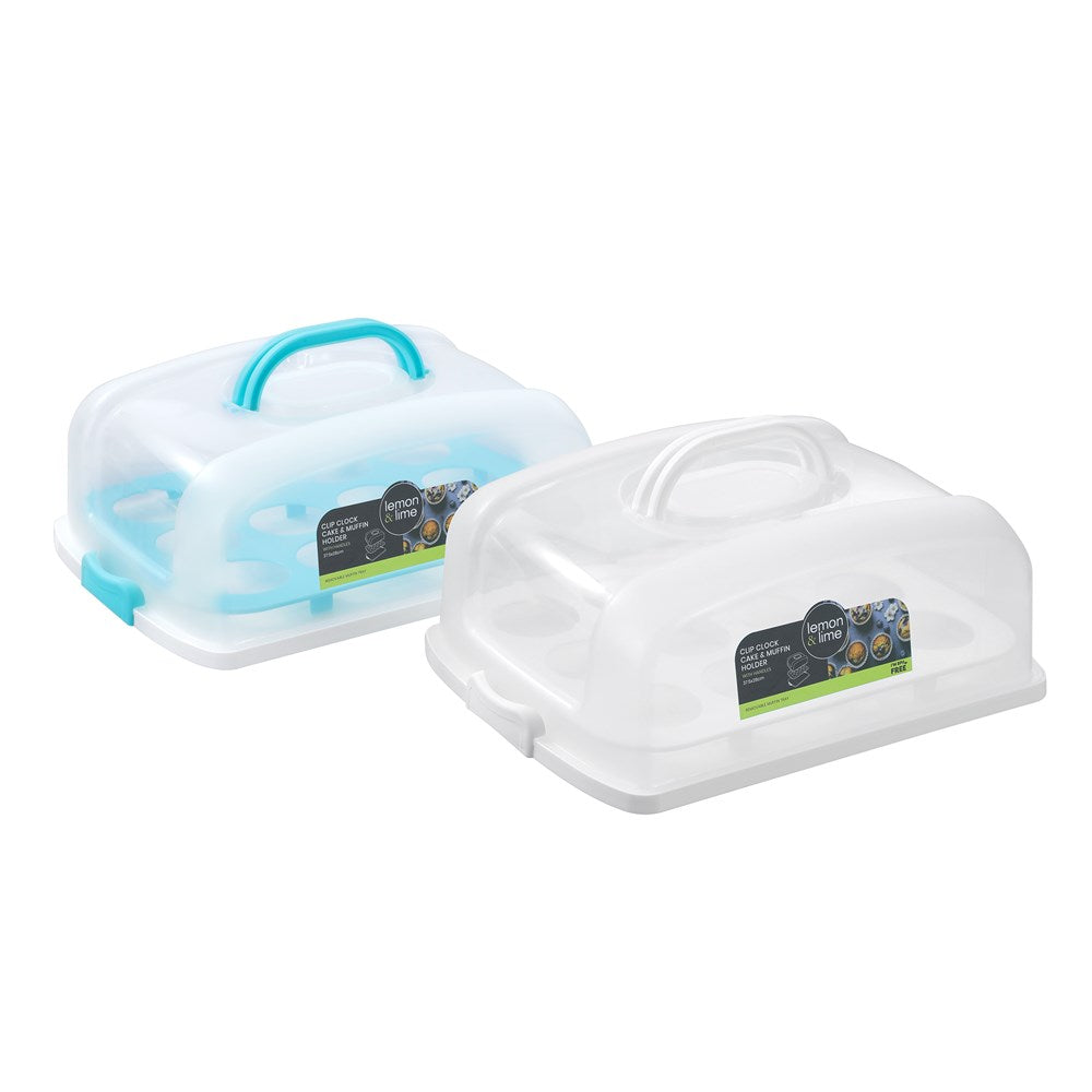 Rectangle Cake Holder and Muffin Tray 37.5 x 28cm 2 Assorted