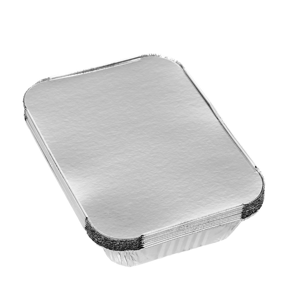 Foil Tray with Lid 26 x 19cm - 10 Pack