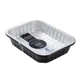 4 Pack Two-Tone Foil Container 31cm x 24cm x 6cm
