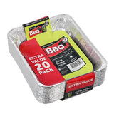 Foil Tray Value Pack 31 x 26cm - 20 Pack