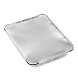 Foil Tray with Lid 32 x 26 x 5.5cm - 4 Pack