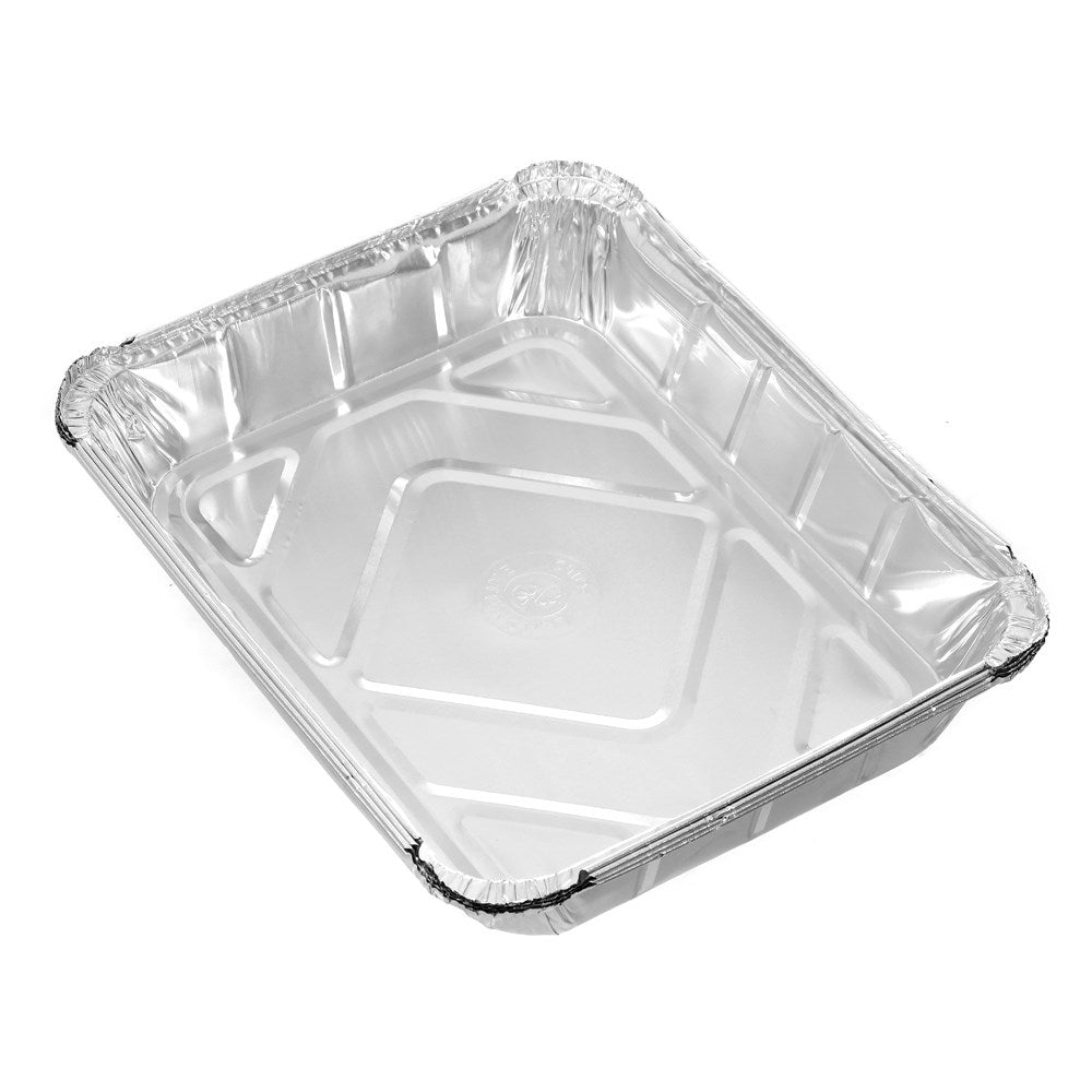 Foil Tray with Lid 32 x 26 x 5.5cm - 4 Pack