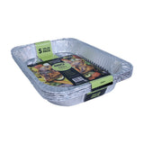 Foil Tray Large 45 x 34cm - 5 Pack