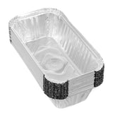 20 Pack Foil Container With Lid 20 x 11 x 5cm