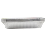 10 Pack Foil Container with Lid 32 x 26 x 5.5cm