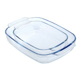 Glass Bakeware Rectangular Dish with Handles 2L
