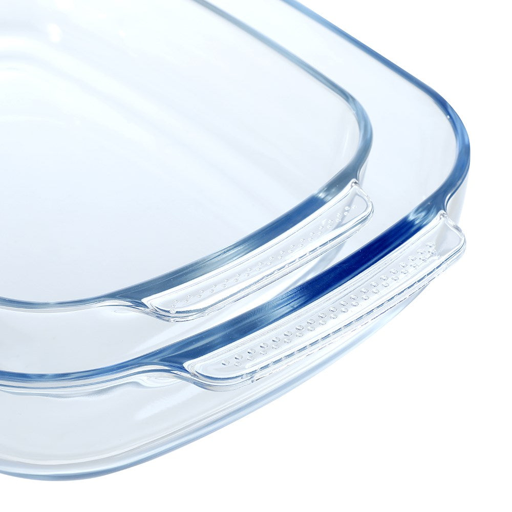 Glass Bakeware Rectangular Dish with Handles 2L