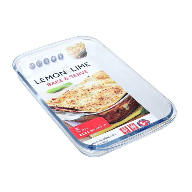 Rectangle Glass Baking Dish 3L