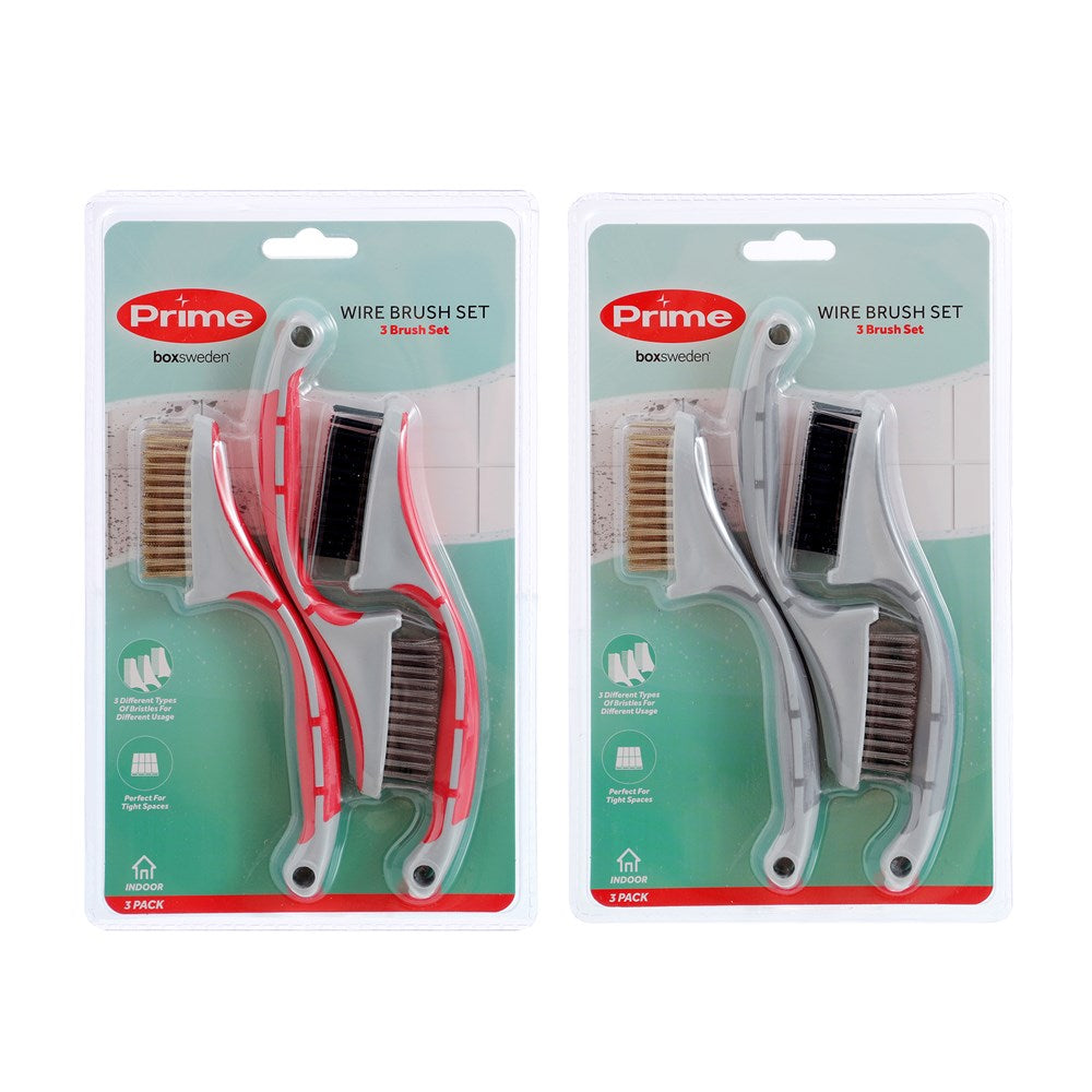 3 Pack Wire Brush Set