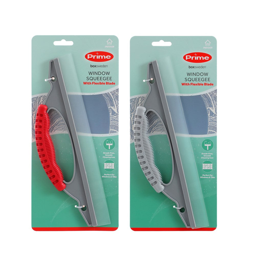Handheld Window Squeegee Flexible Blade Assorted