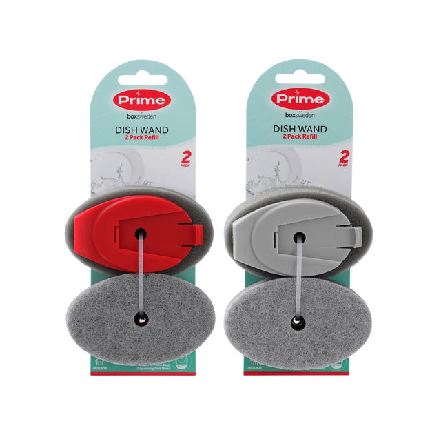 2 Pack Dish Wand Refills Assorted