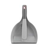 Dustpan and Brush Set with Soft Grip Handle