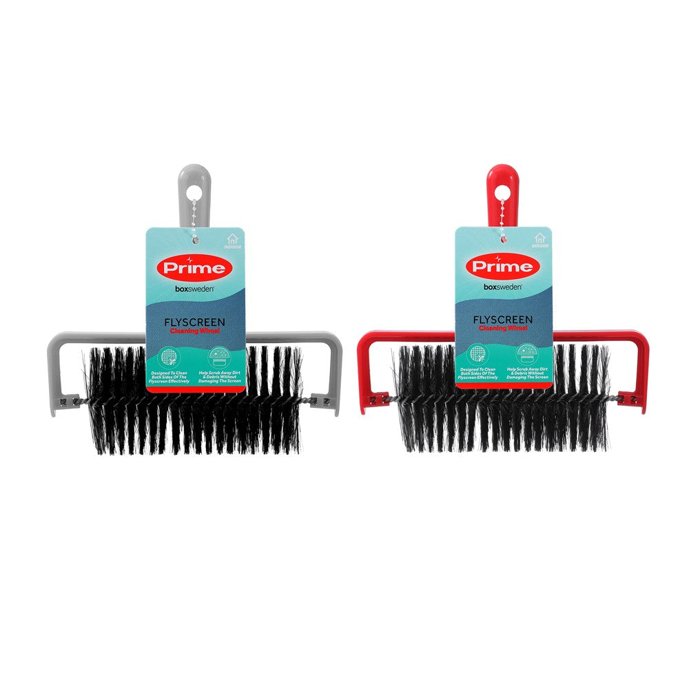 2 Pack Flyscreen Cleaning Wheel Brush Assorted