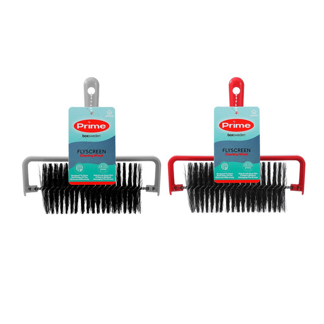 2 Pack Flyscreen Cleaning Wheel Brush Assorted