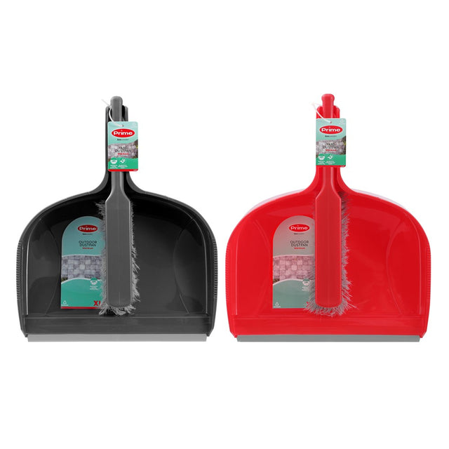Extra Large Dustpan and Brush Set 2 Assorted