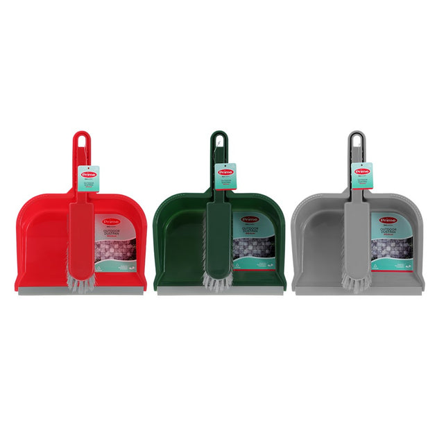 Outdoor Dustpan & Brush Set