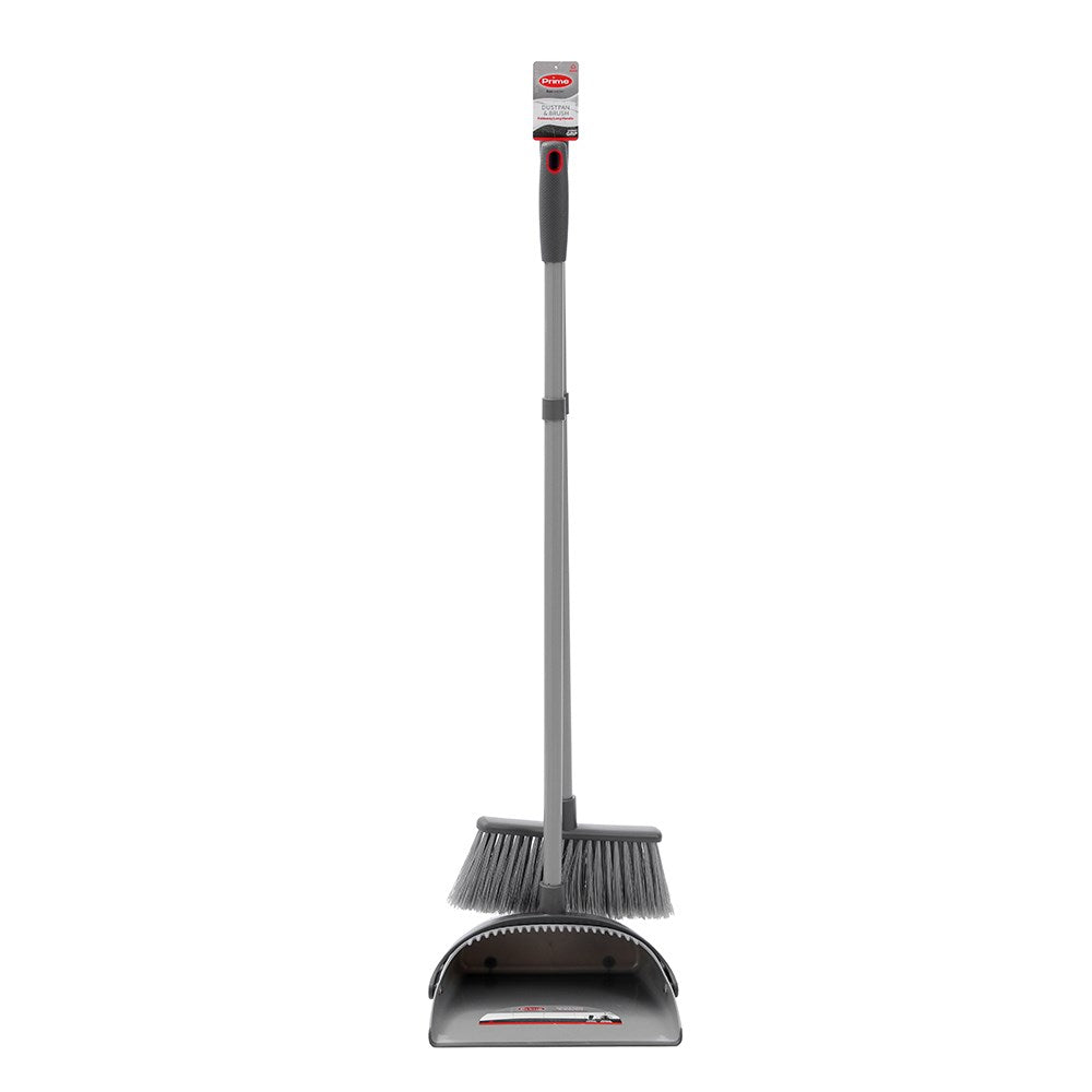 Foldaway Long Handle Dustpan and Brush 85cm