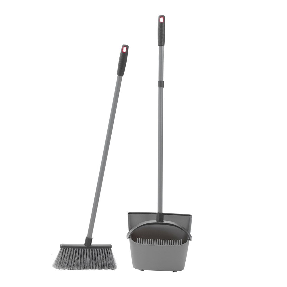 Foldaway Long Handle Dustpan and Brush 85cm