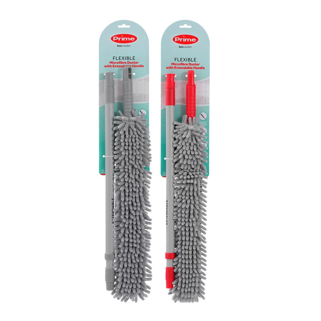 Flexible Microfibre Duster with Extendable Handle